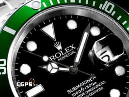 ROLEX 勞力士 Submariner 16610LV 潛航者 不鏽鋼材質 <font color="#c1e371"> 初代綠水鬼 科米蛙 </font><font color="#ff0000">台灣公司貨 配件齊全 收藏逸品</font><font color="#c1e371">&nbsp;</font>自動上鍊 40mm