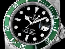 ROLEX 勞力士 Submariner 16610LV 潛航者 不鏽鋼材質 <font color="#c1e371"> 初代綠水鬼 科米蛙 </font><font color="#ff0000">台灣公司貨 配件齊全 收藏逸品</font><font color="#c1e371">&nbsp;</font>自動上鍊 40mm