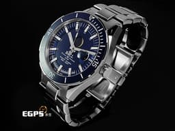 BALL WATCH 波爾錶 Roadmaster DM3150B-S13J-BE 不鏽鋼材質 <font color=#70cce1> 藍色陶瓷錶圈，月相顯示 </font> <font color=#FF0000>2025保單 限量1000只 3H自體發光微型氣燈</font> 自動上鍊 43mm