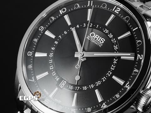 ORIS 豪利時 Artix 01 761 7691 4054 不鏽鋼材質 鍊帶款 指針式月亮週期錶  2025年保卡  自動上鍊 42mm