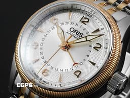 ORIS 豪利時 Big Crown 大錶冠系列 01 594 7680 4361-07 8 14 32 <font color="#fde37e">玫瑰金PVD塗層不鏽鋼錶圈</font> <font color="#E0E0E0"> 銀白色面盤 </font> <font color="#FF0000">2025年保卡 </font> 自動上鍊 29mm