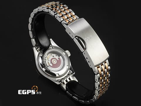 ORIS 豪利時 Big Crown 大錶冠系列 01 594 7680 4361-07 8 14 32 玫瑰金PVD塗層不鏽鋼錶圈  銀白色面盤  2025年保卡  自動上鍊 29mm