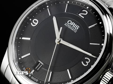 ORIS 豪利時 Classic 經典系列 01 733 7578 4034-07 8 18 61 不鏽鋼材質 鍊帶款 2025年保卡  自動上鍊 37mm