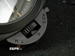 PANERAI 沛納海 Luminor 1950 3 Days Chrono Flyback PAM580 三日鍊 飛返 計時碼表 <font color=#be9672>經典三明治面盤 淡褐色夜光時標 菸草面</font> PAM00580 黑陶瓷 <font color=#FF0000>2019年台灣公司貨</font> 自動上鍊 44mm