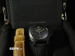 PANERAI 沛納海 Luminor 1950 3 Days Chrono Flyback PAM580 三日鍊 飛返 計時碼表 <font color=#be9672>經典三明治面盤 淡褐色夜光時標 菸草面</font> PAM00580 黑陶瓷 <font color=#FF0000>2019年台灣公司貨</font> 自動上鍊 44mm