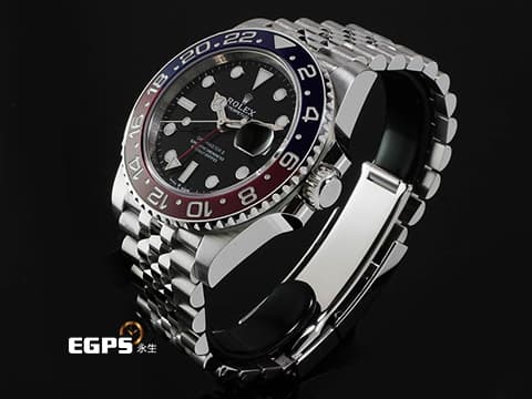 ROLEX 勞力士 GMT-Master II 格林威治型 126710 BLRO 紅藍雙色陶瓷框 可樂圈 126710BLRO 兩地時區 2025年保卡 Pepsi 百事圈 紀念型（Jubilee）五銖錶帶 自動上鍊 40mm