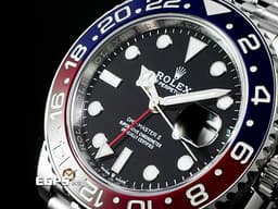 ROLEX 勞力士 GMT-Master II 格林威治型 126710 BLRO <font color="#EA0000">紅</font><font color="#0000C6">藍</font>雙色陶瓷框 可樂圈 126710BLRO 兩地時區 <font color="#FF0000">2025年保卡 Pepsi 百事圈 紀念型（Jubilee）五銖錶帶</font> 自動上鍊 40mm