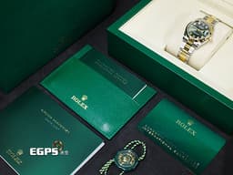 ROLEX 勞力士 Datejust 31 蠔式日誌型 278243 18K黃金&不鏽鋼材質 半金款 <font color=#6D8E23>原廠鑽石時標 橄欖綠色面盤</font>  <font color=#FF0000>2025年保卡</font> 自動上鍊 31mm