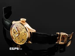IWC 萬國 BIG PILOTS 大飛行員 萬年曆 IW502639 18K玫瑰金材質 <font color="#ff00ff"> 七日鍊動力儲存顯示 </font> <font color="#FF0000">經典南北月相萬年曆腕錶、四位數字年份顯示 </font> 自動上鍊 46mm