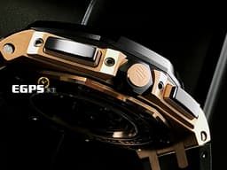 Audemars Piguet 愛彼 AP錶 Royal Oak Offshore <font color="#ff0000">2019年新卡</font> 皇家橡樹 離岸型 ROO 計時碼表 <font color="#f3baa1">26401 RO 玫瑰金 大金貓&nbsp;</font>26401RO.OO.A002CA.02<font color="#fafa01"> 搭配原廠黑色紡織紋橡膠錶帶</font> 陶瓷框&nbsp;自動上鍊 44mm