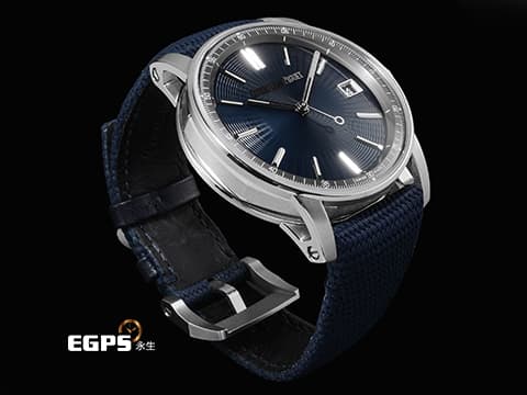 Audemars Piguet 愛彼 AP錶 CODE 11.59系列 15210ST.OO.A348KB.01 藍色同心圓漣漪紋飾面盤&nbsp;大三針 不鏽鋼材質 2025年保卡&nbsp;自動上鍊 41mm
