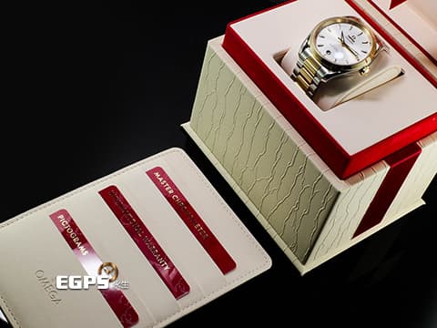 OMEGA 歐米茄 Seamaster 海馬 Aqua Terra 150 系列 22020382002002&nbsp;Moonshine金材質 半金款 搭配銀白色太陽紋面盤&nbsp;2026年保卡 僅試戴極新品 台灣公司貨&nbsp;自動上鍊 38mm
