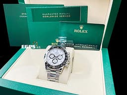 ROLEX 勞力士 Cosmograph Daytona 宇宙計時型 迪通拿 116500LN&nbsp;經典 <font color="#dbdbdb">白熊貓</font> 計時碼表 116500 LN 不鏽鋼 陶瓷外圈 <font color="#ff0000">2020年 新式保卡 </font>賽車錶&nbsp;自動上鍊 40mm
