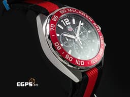 TAG HEUER 泰格豪雅 F1系列 Formula 1 CAZ1112.FC8188 不鏽鋼材質 <font color="#05f0f0">1985年McLaren賽車30週年紀念款 1/10秒計時功能</font>&nbsp;<font color="#ff0000">2026年保卡 限量5000支</font> 石英機芯 42mm