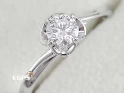 天然鑽石 GIA鑽石 0.30CT D/VS2 K金鑽戒 白K金 天然真鑽 女戒&nbsp; 造型鑽戒 鑽石戒指