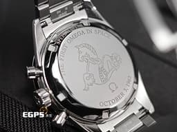 OMEGA 歐米茄 Speedmaster 超霸 速霸<font color="#0582f5">「FOiS」The First OMEGA in Space 藍灰色面盤</font>&nbsp;31030405006001 <font color="#b57130">復古色夜光指針、時標 復刻第一枚上太空的OMEGA腕錶</font> 計時碼表 不鏽鋼材質<span style="font-size: 10pt;">&nbsp;</span><font color="#FF0000" style="font-size: 10pt;">2024年保卡 台灣公司貨&nbsp;</font><span style="font-size: 10pt;">同軸擒縱 手上鏈 39.7mm</span>