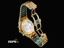 Audemars Piguet 愛彼 AP錶 Royal Oak Chronograph 皇家橡樹 <font color="#ffcf24">18K黃金材質&nbsp;26240BA.OO.1320BA.02 煙燻金色「Grande Tapisserie」格紋面盤</font>&nbsp;飛返 計時碼表 <font color="#ff0000">2026年保卡 保有原廠膠膜</font>&nbsp;自動上鍊 41mm