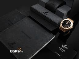 HUBLOT 宇舶 Classic Fusion 經典融合 1915.NE10.8 <font color="#f9ec9a">18K玫瑰金材質 簡約黑色面盤</font> 大三針 <font color="#ff0000">整支重約3.4兩</font> 自動上鍊 42mm