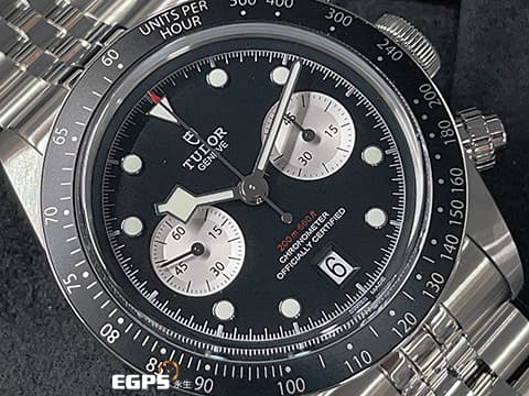 TUDOR 帝舵 Heritage Black Bay Chrono 79360 碧灣 M79360N-0013 計時碼錶 2025年保單 熱門搶手黑熊貓面盤 MT5813自製機芯 自動上鍊 41mm