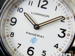 PANERAI 沛納海 Luminor PAM630 PAM00630 白色面盤&nbsp;<font color="#0582f5">藍色「OP」閃電標誌 </font>不鏽鋼材質<font color="#0582f5">&nbsp;</font>手上鍊 44mm