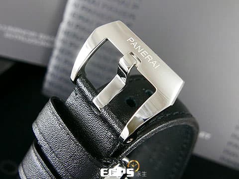 PANERAI 沛納海 Luminor PAM630 PAM00630 白色面盤&nbsp;藍色「OP」閃電標誌 不鏽鋼材質&nbsp;手上鍊 44mm