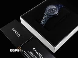 CHANEL 香奈兒 J12 H9657 <font color="#05f0f0">2025年最新款 霧面藍色高抗磨陶瓷材質 霧面藍色清漆錶盤 原廠鑲嵌鑽石時標 </font><font color="#ff0000">2025年保卡</font><font color="#05f0f0"> </font>自動上鏈&nbsp;33mm