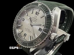 OMEGA 歐米茄 Seamaster Planet Ocean 600 海馬 宇宙海洋 215.32.44.21.06.001 <font color="#058703">磨砂不鏽鋼材質</font><font color="#0582f5"> </font><font color="#058703">綠色磨砂陶瓷單向旋轉錶圈</font>&nbsp;同軸擒縱 <font color="#ff0000">2026年保卡</font>&nbsp;潛水錶 自動上鍊 43.5mm