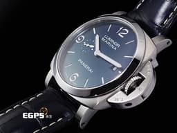 PANERAI 沛納海 Luminor Marina PAM3314 PAM03313 不鏽鋼材質 <font color="#05f0f0">藍色面盤 PAM快速裝卸系統™</font><span style="font-size: 10pt;">&nbsp;</span><font color="#FF0000" style="font-size: 10pt;">2026年保卡</font><span style="font-size: 10pt;">&nbsp;自動上鍊 44mm</span>