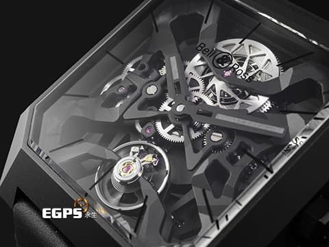 Bell &amp; Ross 柏萊士 INSTRUMENTS BR-03 Cyber Ceramic&nbsp;匿蹤戰機設計 鏤空面盤 黑色陶瓷材質&nbsp;2024年保卡 限量500支&nbsp;自動上鍊 42mm