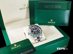ROLEX 勞力士 GMT-Master II 格林威治型 126720 VTNR <font color="#00ff7f"> 綠黑框 雪碧 左冠錶</font> 126720VTNR <font color="#FF0000">勞力士罕見左冠錶  2025年新式保卡</font><font color="#00ffff">&nbsp;（Oyster）三節錶帶</font>&nbsp;自動上鍊 40mm