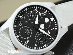 IWC 萬國錶 Big Pilot's Perpetual Calendar 大飛行員 TOP GUN 海軍空戰部隊 IW503008&nbsp;<font color="#bababa">太浩湖 特別版 白陶瓷</font><font color="#ff0000"> </font>七日鍊 萬年曆 月相盈虧 大飛<font color="#ff0000">&nbsp;2023年台灣公司貨</font>&nbsp;飛行錶 自動上鍊 46.5mm