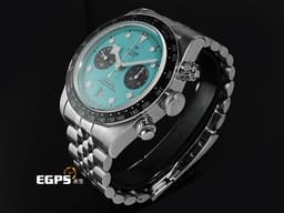 TUDOR 帝舵 Heritage Black Bay Chrono 碧灣 M79360N-0024 計時碼錶 <font color="#48bcd8">&nbsp;話題錶款 「綠松石藍色」錶面</font>&nbsp;<font color="#FF0000">2025年保卡 專賣店限定款 搭配最新快速調節「T-fit」折疊扣</font> 自動上鍊 41mm