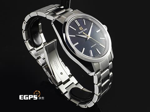 GRAND SEIKO 特級精工 GS 精工 Heritage Collection&nbsp;44GS問世55週年 紀念款 【月天心】 深藍色放射壓紋面盤&nbsp;SBGY009 不鏽鋼材質&nbsp;2024年保卡 限量1500只 附原廠不鏽鋼鏈帶&nbsp;手動上鍊 41mm