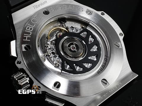 HUBLOT 宇舶 Big Bang 大爆炸 341.SB.131.RX 不鏽鋼材質 黑灰色格紋面盤 紅色分鐘、計時刻度 2025年電子保單 自動上鍊 41mm