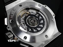HUBLOT 宇舶 Big Bang 大爆炸 341.SB.131.RX 不鏽鋼材質 <font color=#ffffff>黑灰色格紋面盤</font> <font color=#FF0000>紅色分鐘、計時刻度 2025年電子保單</font> 自動上鍊 41mm