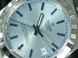 TUDOR 帝舵 Royal 皇家系列 2836C1A0-0106&nbsp;<font color="#75e6fa">最新款 冰藍色面盤</font><font color="#4169e1"> </font>割坑紋與磨光飾面間隔錶圈 不鏽鋼 大三針&nbsp;<font color="#FF0000">MT5412自製機芯 2026年保卡 最新「T-fit」快速調節折疊扣</font>&nbsp;自動上鍊 36mm