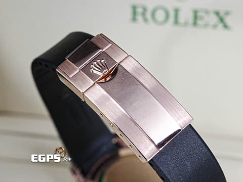 ROLEX 勞力士 Cosmograph Daytona 宇宙計時型 迪通拿 116515LN&nbsp;絕版阿拉伯數字時標巧克力色面盤 搭配Rubber B橡膠錶帶 116515 LN 永恆玫瑰金&nbsp;陶瓷外圈 計時碼表&nbsp;2016年保卡&nbsp;賽車錶 自動上鍊 40mm