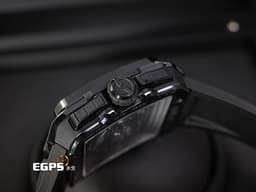 HUBLOT 宇舶 Square Bang Unico<font color="#616161">「ALL BLACK」限量版</font> 黑陶瓷 821.CX.0140.RX 方形 飛返 計時碼表 鏤空面盤 <font color="#FF0000">2022保單 限量250顆</font> 自動上鍊 42mm