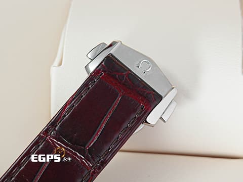 OMEGA 歐米茄 Constellation 星座 Globemaster Annual Calendar 系列 13023412211001「Pie Pan Dial 多邊型立體紅色錶盤」Sedna金材質 半金款 年曆錶&nbsp;2022年台灣公司貨 自動上鏈 41mm