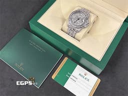 ROLEX 勞力士 GMT-MASTER II 格林威治型 116710LN 兩地時間 116710 不鏽鋼材質 <font color="#FF00FF">精鑲滿天星鑽石虎紋面盤、精鑲梯鑽雙向旋轉錶圈、滿鑲錶帶及摺疊帶扣</font><font color="#ff0000">&nbsp;</font>自動上鍊 40mm