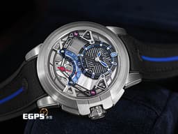 Harry Winston 海瑞溫斯頓 HW錶 Project Z14系列 OCEARS42ZZ001 偏心鏤空面盤&nbsp;<font color="#387dd6">30秒逆跳秒針</font>&nbsp; Zalium 鋯合金材質&nbsp;<font color="#ff0000">限量300只</font>&nbsp;<font color="#FF0000">2020年台灣公司貨 </font>自動上鍊 42.2mm