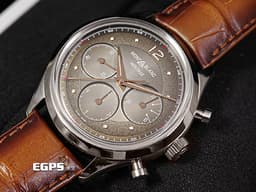 Montblanc 萬寶龍 Heritage Chronograph 傳承系列 128671 <font color="#ab835f">淺棕色面盤</font> 不鏽鋼 計時碼表<font color="#ffd2ab">&nbsp;</font><font color="#FF0000">2025年保卡 </font> 自動上鍊 40mm