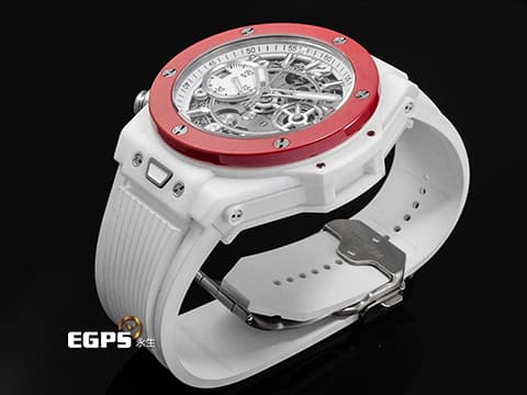 HUBLOT 宇舶 Big Bang Unico 大爆炸 左冠 白色陶瓷材質&nbsp;441.HF.2210.RW 2025年電子保卡 限量35支&nbsp;自動上鍊 42mm