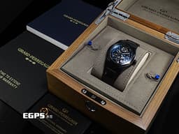 Girard-Perregaux 芝柏 GP錶 Laureato Skeleton 桂冠系列 81015-32-432-32A<font color="#fa00fa">&nbsp;</font><font color="#0582f5">黑色陶瓷材質 藍色鏤空面盤</font>&nbsp;<font color="#FF0000">2021年保卡&nbsp;</font>自動上鍊 42mm