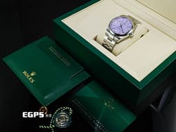 ROLEX 勞力士 Oyster Perpetual 41 蠔式恆動型 134300 <font color="#efc6fb">薰衣草紫色面盤 賭桌綠</font>&nbsp;經典 OP41 大三針 不鏽鋼 <font color="#ff0000">2026年保卡</font>&nbsp;自動上鍊 41mm