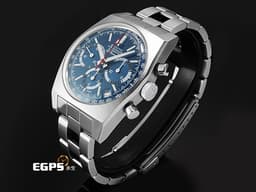 ZENITH 真力時 Chronomaster Original 系列 03.A3818.400/51.M3818 鈦金屬材質 <font color="#70cce1">El Primero 高振頻機芯 縱向拉絲藍色熊貓面盤 鋸齒狀測速儀刻度</font>&nbsp;<font color="#FF0000">2020年保卡 </font><font color="#fa00fa">復刻A3818 1969-2019</font><font color="#fafa01">&lt;五十周年紀念&gt;</font><font color="#fa00fa">"AIRWEIGHT COVER GIRL"</font><font color="#FF0000"> 限量100支&nbsp;</font> 自動上鍊 38mm