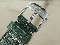 BREITLING 百年靈 Top Time B01 Racing 系列 AB0177 計時碼表&nbsp;<font color="#058703">綠熊貓配色面盤</font>&nbsp;不鏽鋼&nbsp;AB01771A1L1X1 復古 賽車錶&nbsp;<font color="#FF0000">自製機芯 限量750支 2026年保單 </font>自動上鍊 38mm