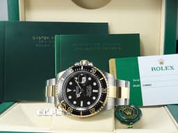 ROLEX 勞力士 Sea-Dweller 126603 蠔式 海使者 不鏽鋼&amp;18K黃金材質 半金款 <font color="#f5dea8">金字海使 單金</font> 陶瓷錶圈 <font color="#FF0000">2019年保卡</font> 排氦氣閥 潛水錶 自動上鍊 43mm