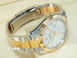 ROLEX 勞力士 DATEJUST II 126333 不鏽鋼&18K黃金材質 半金款 <font color=#ffffff>白色面盤</font> <font color=#FF0000>2017年保卡</font> 自動上鏈 41mm