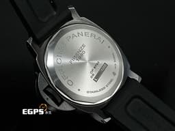 PANERAI 沛納海 LUMINOR PAM028 PAM00028 DLC鍍黑不鏽鋼材質 <font color=#70cce1> 動能儲存顯示 黑色釘格紋面盤 </font> <font color=#FF0000>復刻限量版，全球限量1000只，附限量證書 </font> 自動上鍊 44mm